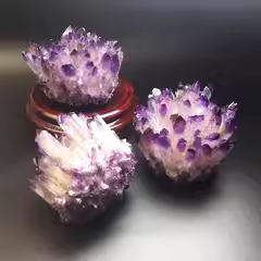 Natural amethyst cluster raw stone specimen degaussing ornamental ore raw stone decoration home office decoration