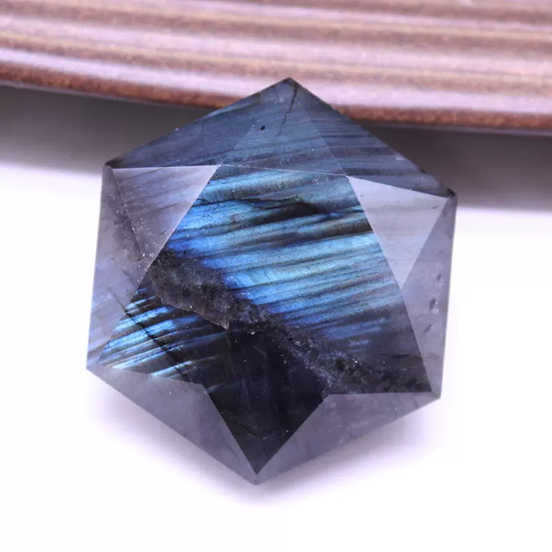 Natural crystal raw stone moonstone pulled feldspar gem stone hexawn star men's and women's ore gifts