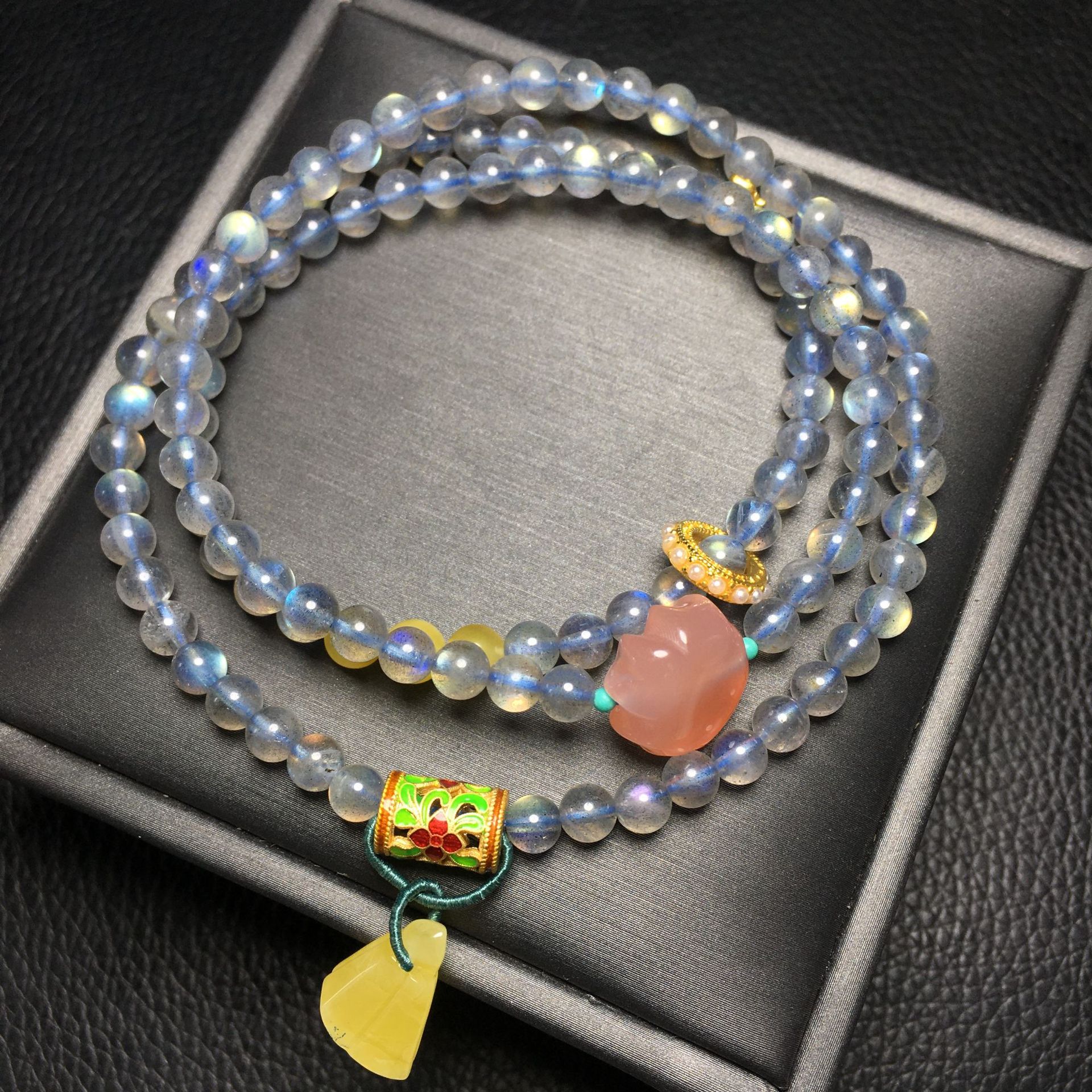 Fashion Demon Eyes Color diamond unique personalized creative drip oil craft bracelet accessories