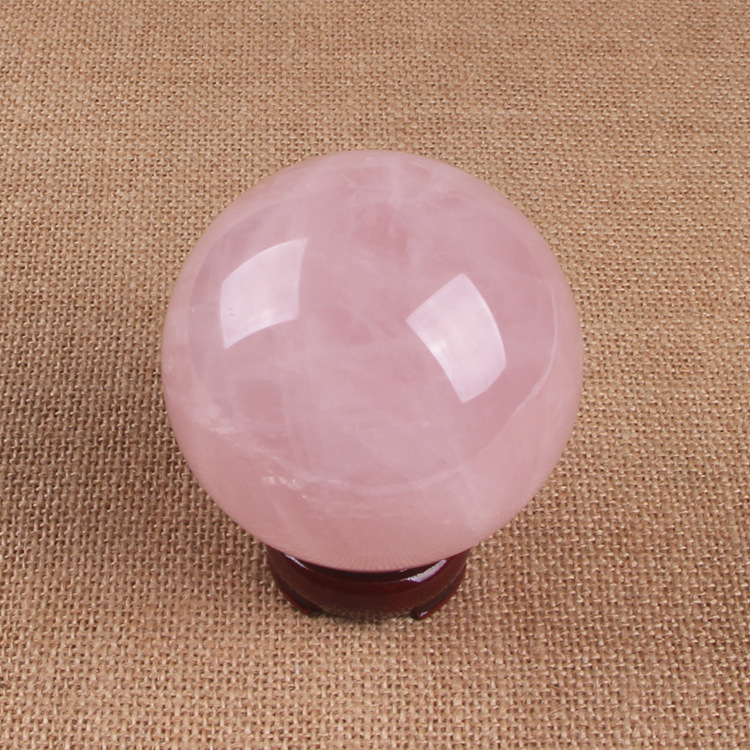 Natural powder crystal ball decoration crystal rough polished home craft jewelry wholesale play home decoration
